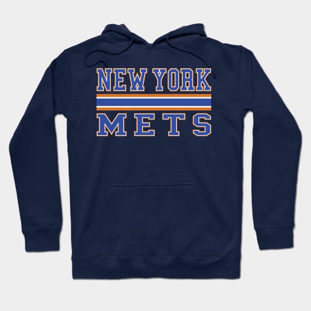 New York Mets Baseball Hoodie by Cemploex_Art